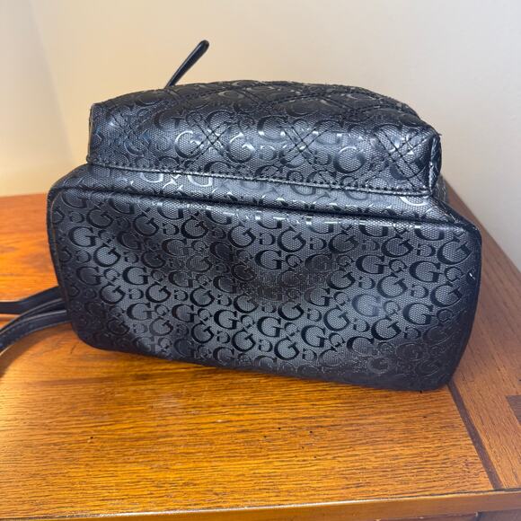 GUESS Black Logo Backpack - Picture 7 of 13